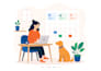 create professional flat design vector illustrations