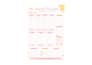 design aesthetic soft girl weekly planner printable PDF