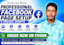 setup and optimize a professional facebook page