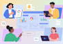 create modern vector illustrations for saas, websites and apps