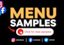 design modern eye catching food post for social media and instagram