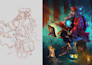 draw fantasy character illustration and concept art