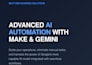 build advanced ai automation with make and gemini