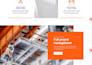 design landing page or construction website using wordpress