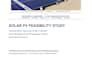 do solar pv feasibility report with irr, npv and payback