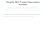 seo shopify product descriptions that increase sales
