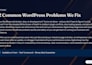 fix wordpress bugs and speed up your site, elementor, woocommerce specialist
