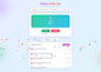 build a custom interactive web app with HTML, CSS, and javascript, no framework