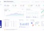design modern saas dashboard and web app UI in figma