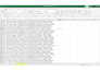 do microsoft excel ,clean, format, merge, split  and organize