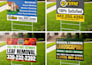 design billboard, yard sign, signage, signboard, outdoor ads, or vinyl banner