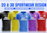 design esports jersey or teamwear design sublimation