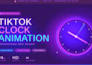 create animated clock countdown timer for  instagram reels