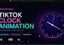 create animated clock countdown timer for  instagram reels