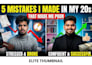 design a professional youtube thumbnail