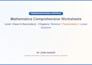 design educational worksheets, kids books and learning materials