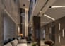 3d model render interior corridor design, lobby design staircase design hallway