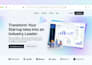 design responsive webflow landing page for startup and redesign
