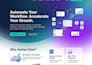 design responsive webflow landing page for startup and redesign