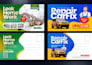 create modern flyer, door hanger and postcard design