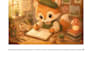 illustrate cute emotional  book art