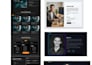 create a modern responsive portfolio website