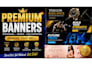 make high CTR youtube banners for gaming and vlogs