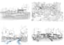 draw architectural perspectives and sketches in high quality