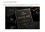 design luxury thank you cards for boutique brands