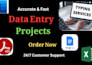 do accurately data entry, copy paste, typing, pdf to docs
