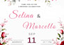 design elegant and luxury wedding invitation cards