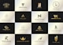 design modern ai logo brand identity and business kit