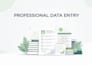 do fast data entry, excel data entry, pdf to excel