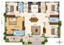 do professional house plan with 3d rendering