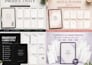 design premium digital planner, tracker, journal printable