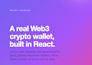 build a modern crypto wallet UI