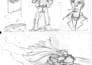 draw professional sequential comic book or manga pages