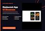 build a flutter restaurant app for android and ios