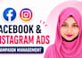 setup and manage high converting facebook and instagram ads campaign