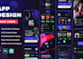 design modern mobile app UI UX, saas dashboard, and web app in figma