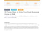 write blog articles, product description and social media captions