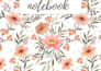 design a beautiful floral digital notebook