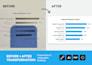 redesign infographic and presentation slides into professional visuals