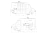 design van conversion layouts, elevations, interior drawing