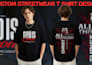 do streetwear t shirt design for your brand