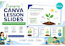 design canva lesson slides and teaching materials