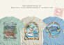 design vintage outdoor and retro t shirt illustrations