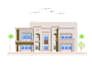 design luxury classical villa elevation and facade