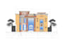 design luxury classical villa elevation and facade