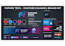 design a professional and complete youtube branding kit